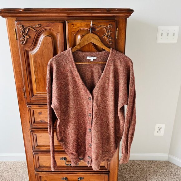Madewell Harlow Merino Wool Blend Cardigan, Size XL - Picture 1 of 4